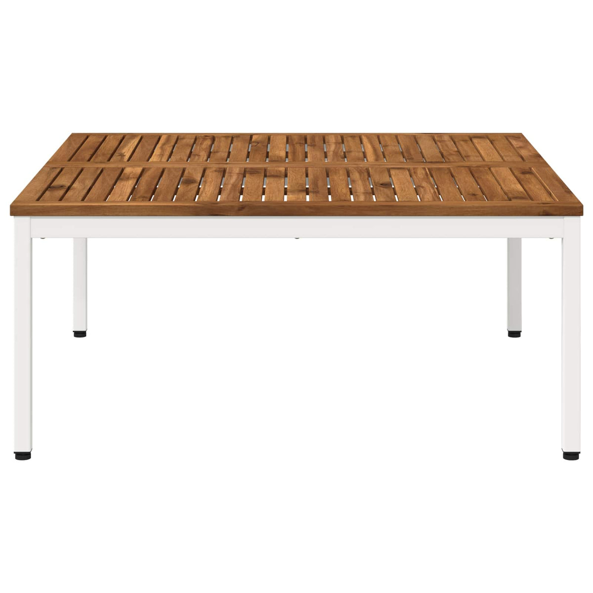 Tavolino da salotto Naturale e Bianco 98 x 100,5 x 45 cm