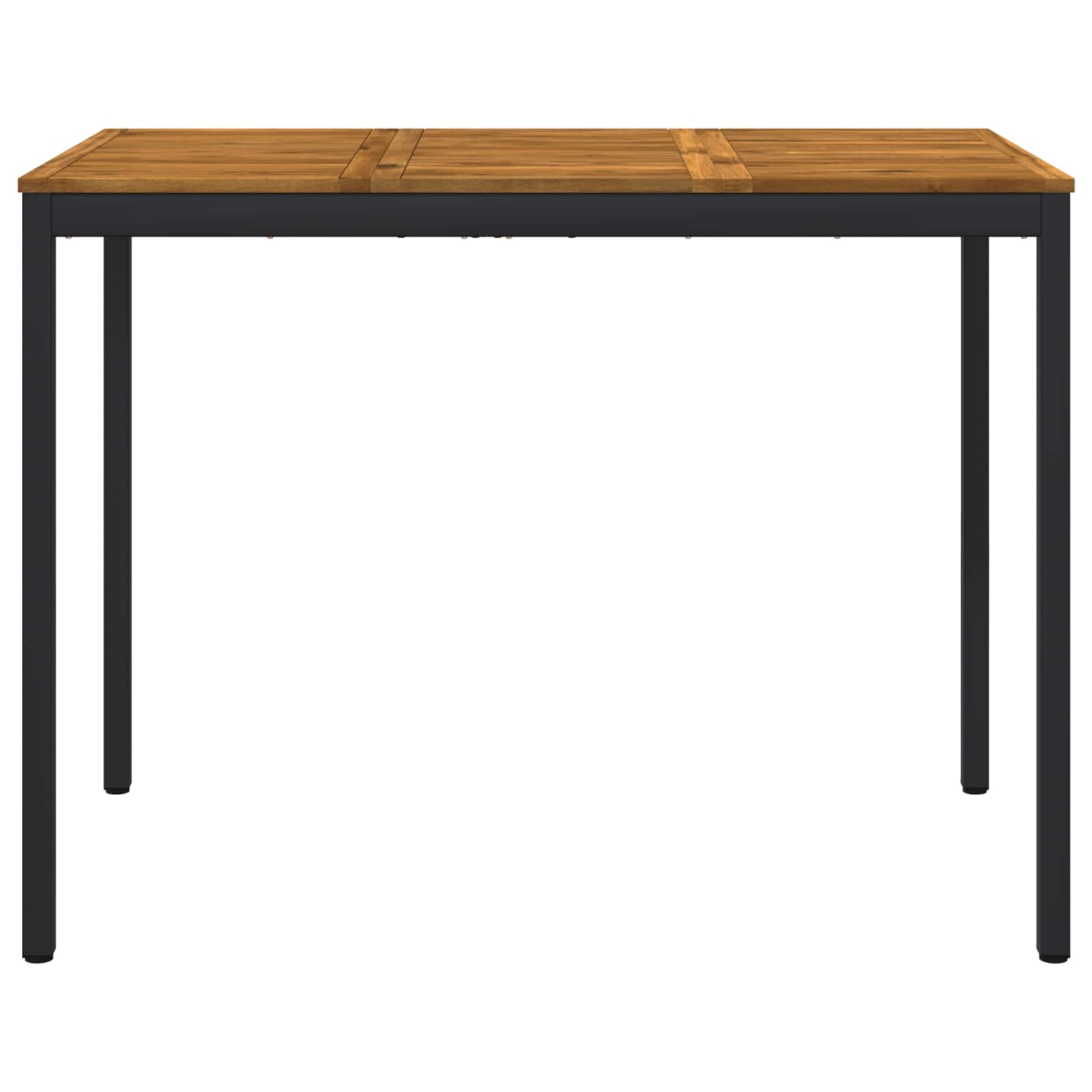 Tavolo Bar da Giardino Naturale e Nero 141 x 80,5 x 105 cm | homemem39