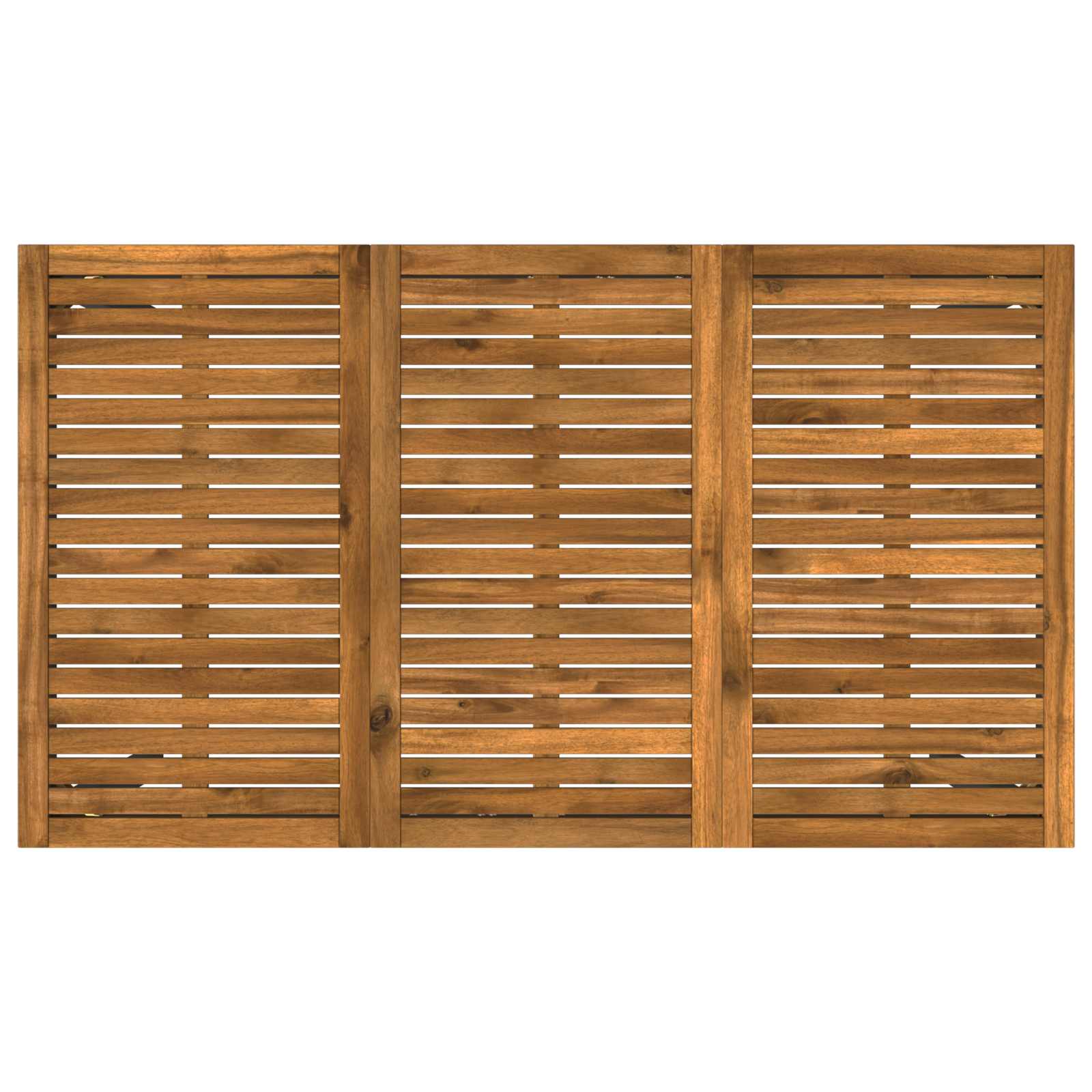 Tavolo Bar da Giardino Naturale e Nero 141 x 80,5 x 105 cm | homemem39