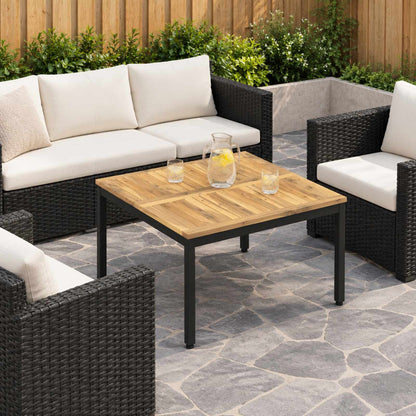 Tavolino da salotto Bianco e Nero 80 x 80,5 x 45 cm
