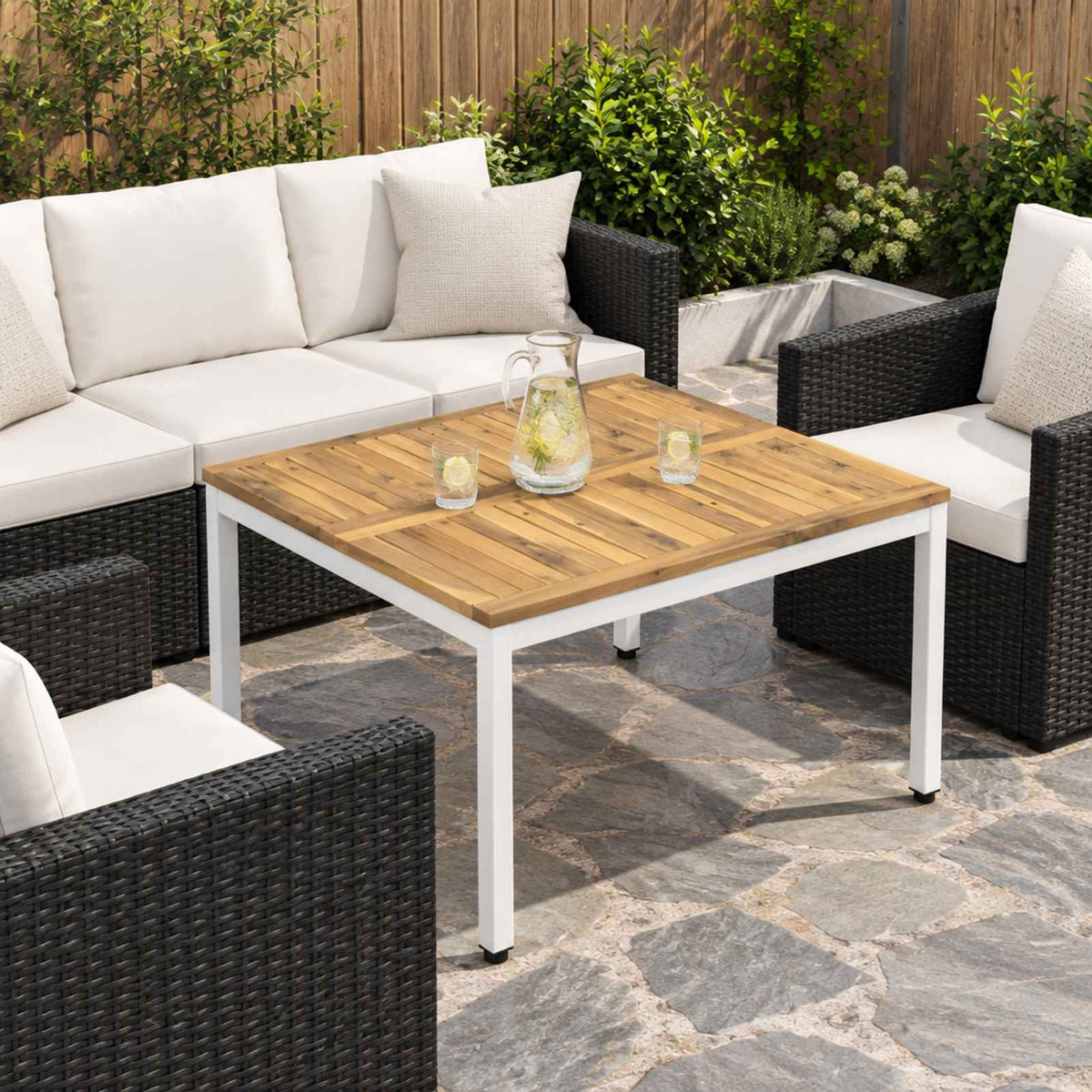 Tavolino da salotto Bianco 80 x 80,5 x 45 cm