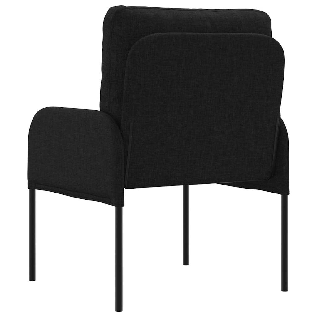 Divani con cuscino 55cm Nero Legno compensato | homemem39