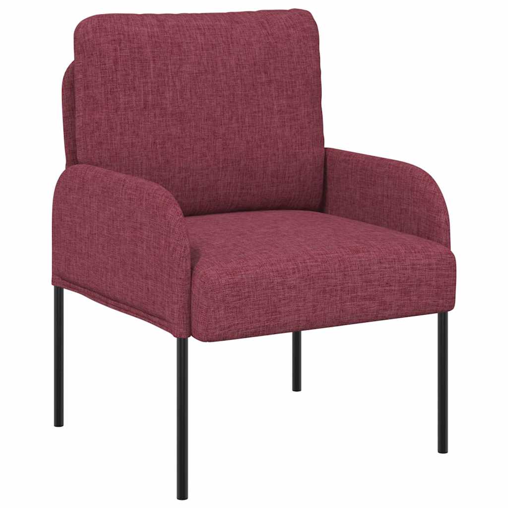 Divani con cuscino 55cm Rosso Vino Legno compensato