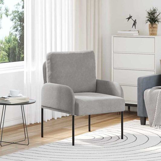 Divani con cuscino 55cm Grigio chiaro Legno compensato | homemem39