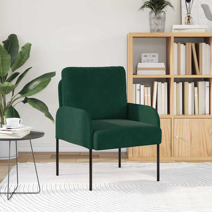 Divani con cuscino 55cm Verde Scuro Legno compensato