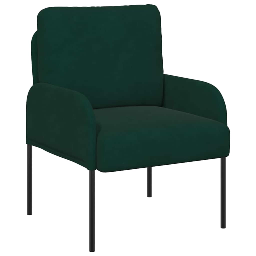 Divani con cuscino 55cm Verde Scuro Legno compensato