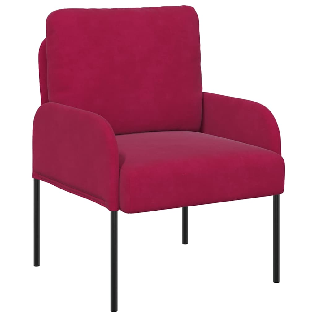 Divani con cuscino 55cm Rosso Vino Legno compensato | homemem39