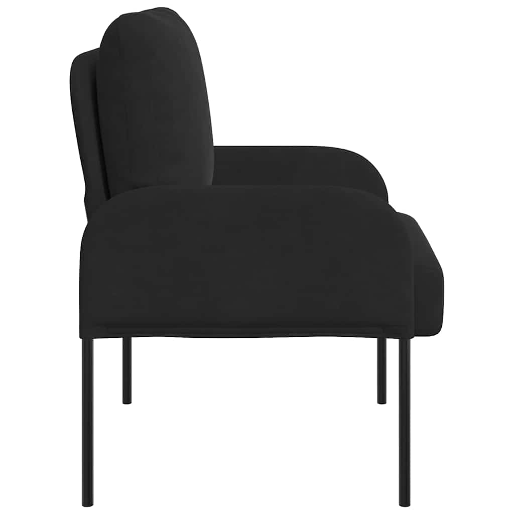 Divani con cuscino 55cm Nero Legno compensato | homemem39