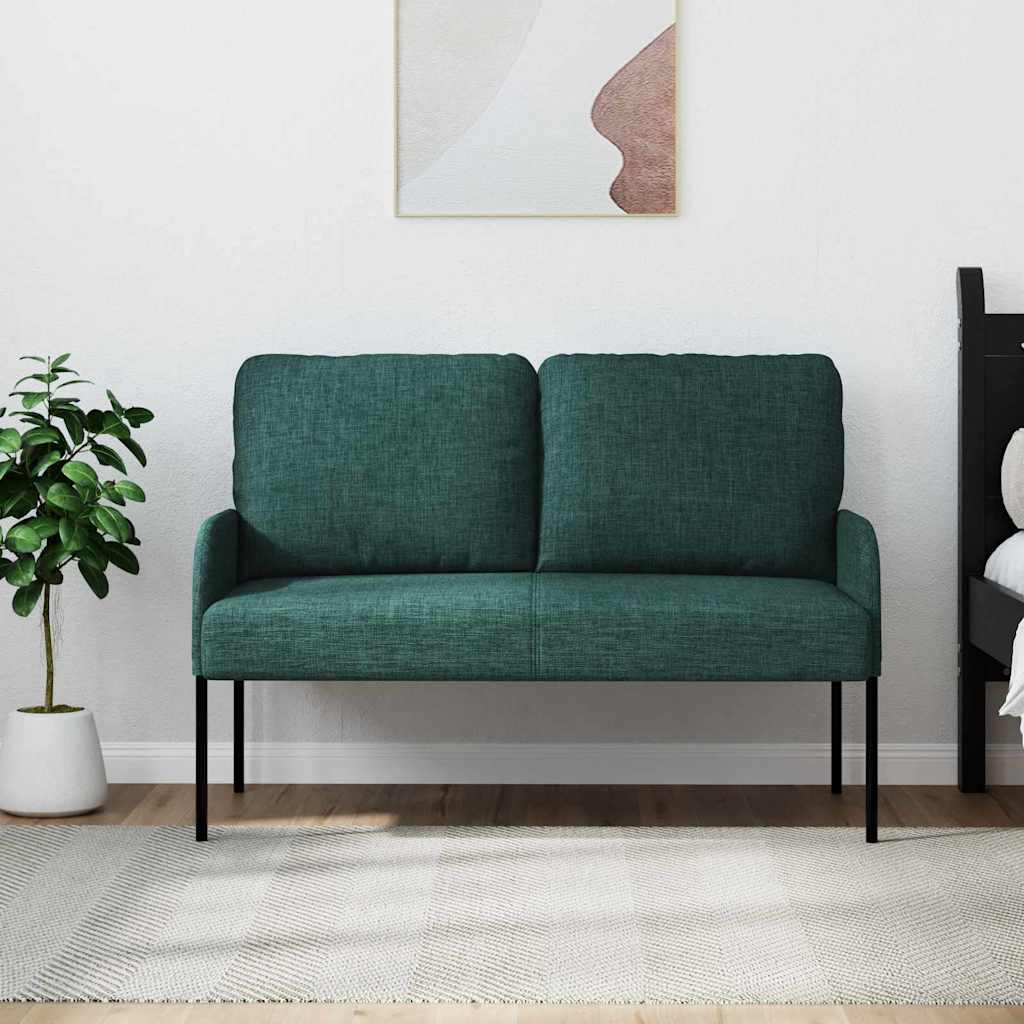 Divani con cuscino 110cm Verde Scuro Legno compensato