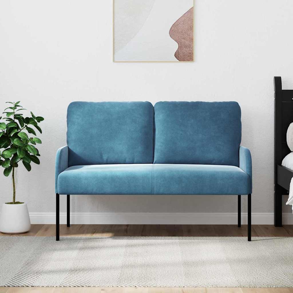 Divani con cuscino 110cm Blu Legno compensato | homemem39