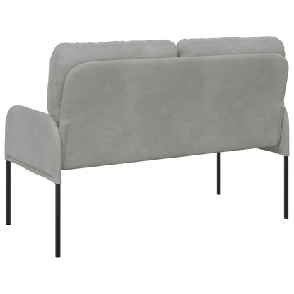 Divani con cuscino 110cm Grigio chiaro Legno compensato | homemem39