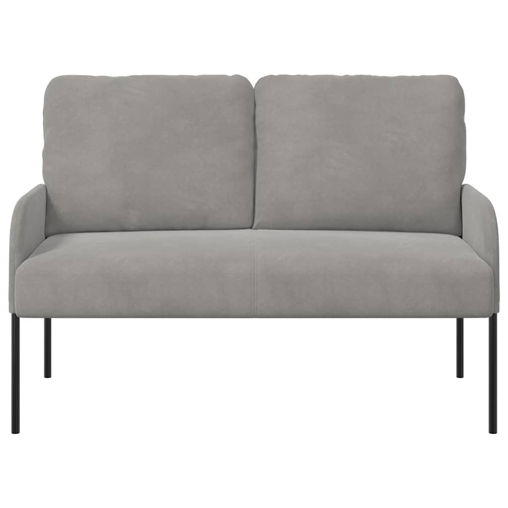 Divani con cuscino 110cm Grigio chiaro Legno compensato | homemem39