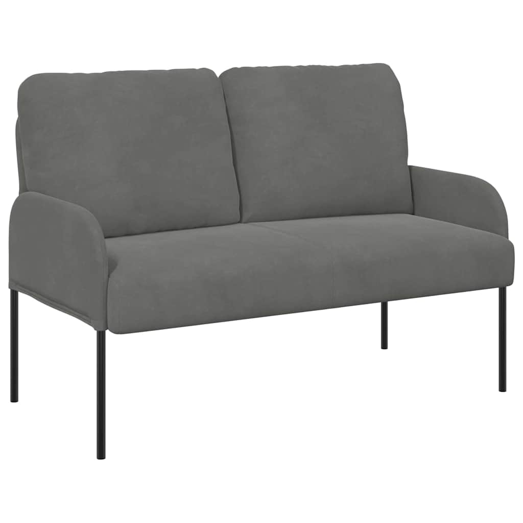 Divani con cuscino 110cm Grigio scuro Legno compensato