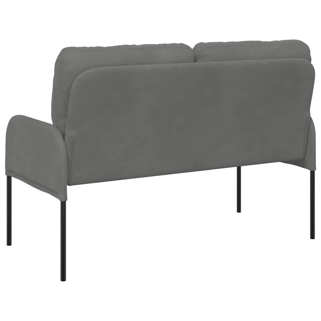 Divani con cuscino 110cm Grigio scuro Legno compensato | homemem39