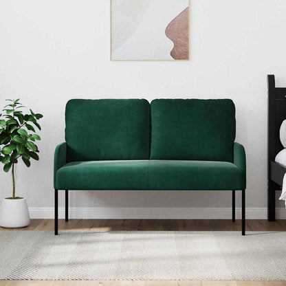 Divani con cuscino 110cm Verde Scuro Legno compensato