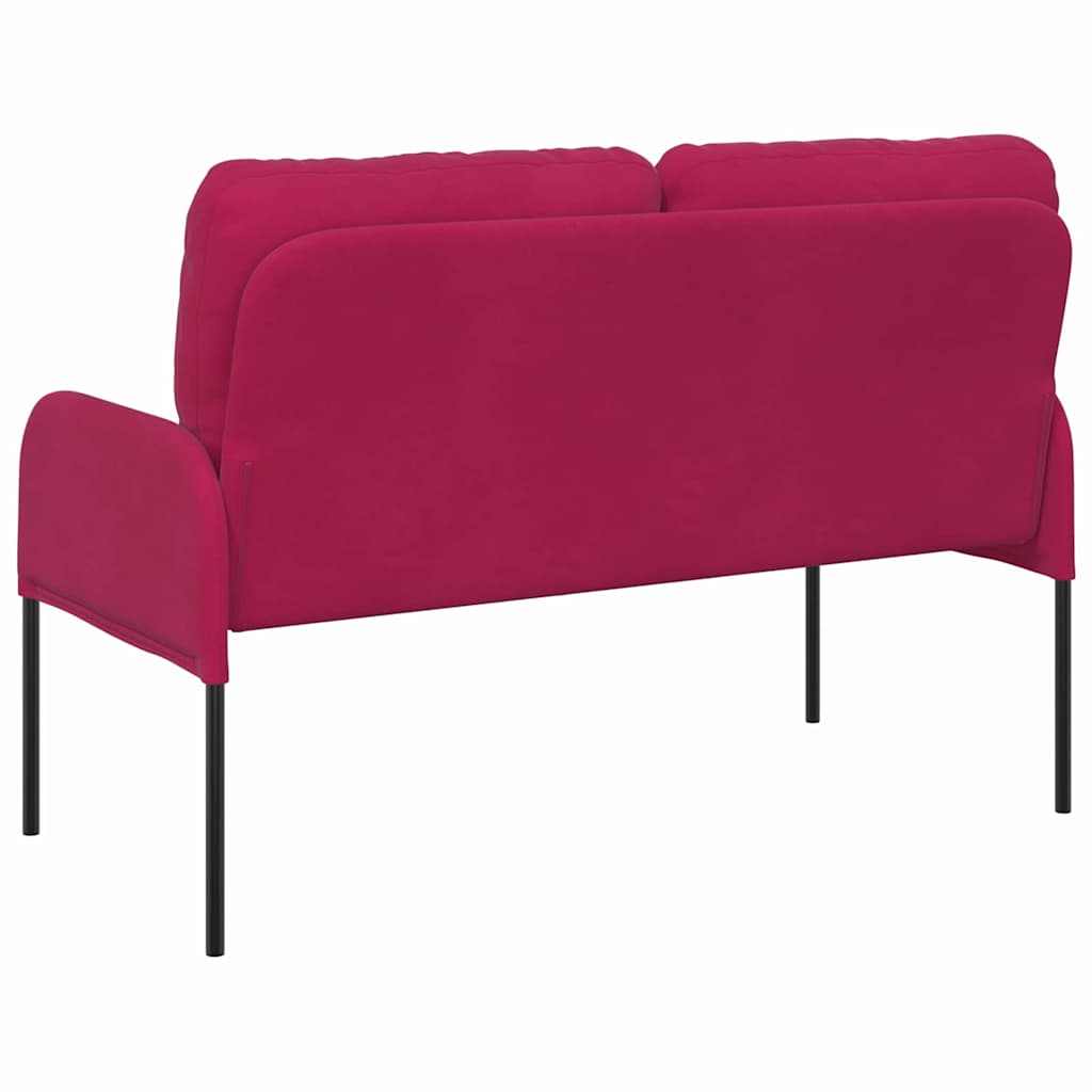 Divani con cuscino 110cm Rosso Vino Legno compensato | homemem39