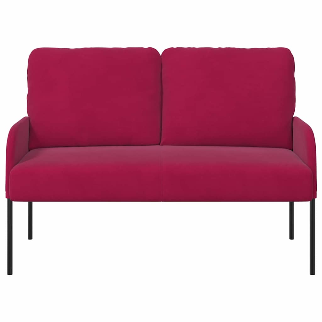 Divani con cuscino 110cm Rosso Vino Legno compensato | homemem39