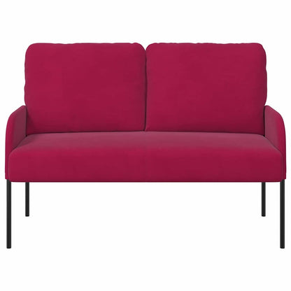 Divani con cuscino 110cm Rosso Vino Legno compensato | homemem39