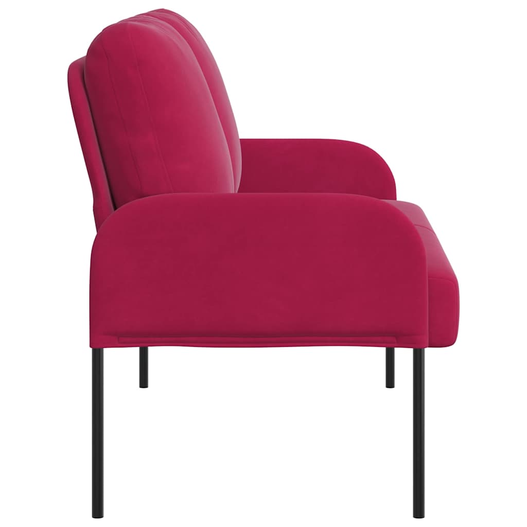 Divani con cuscino 110cm Rosso Vino Legno compensato | homemem39
