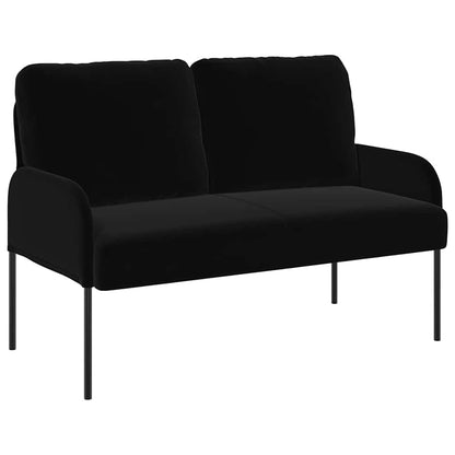 Divani con cuscino 110cm Nero Legno compensato