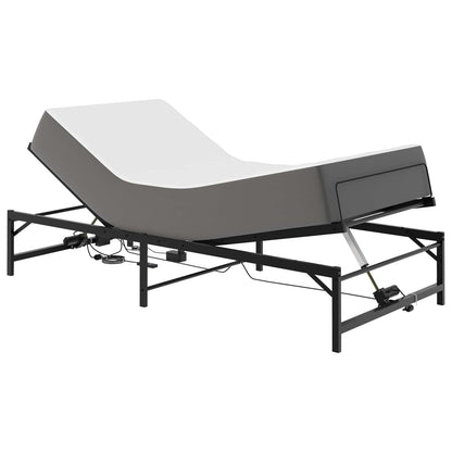 Telaio Letto Elettrico Regolabile Nero 80 x 200 cm Acciaio
