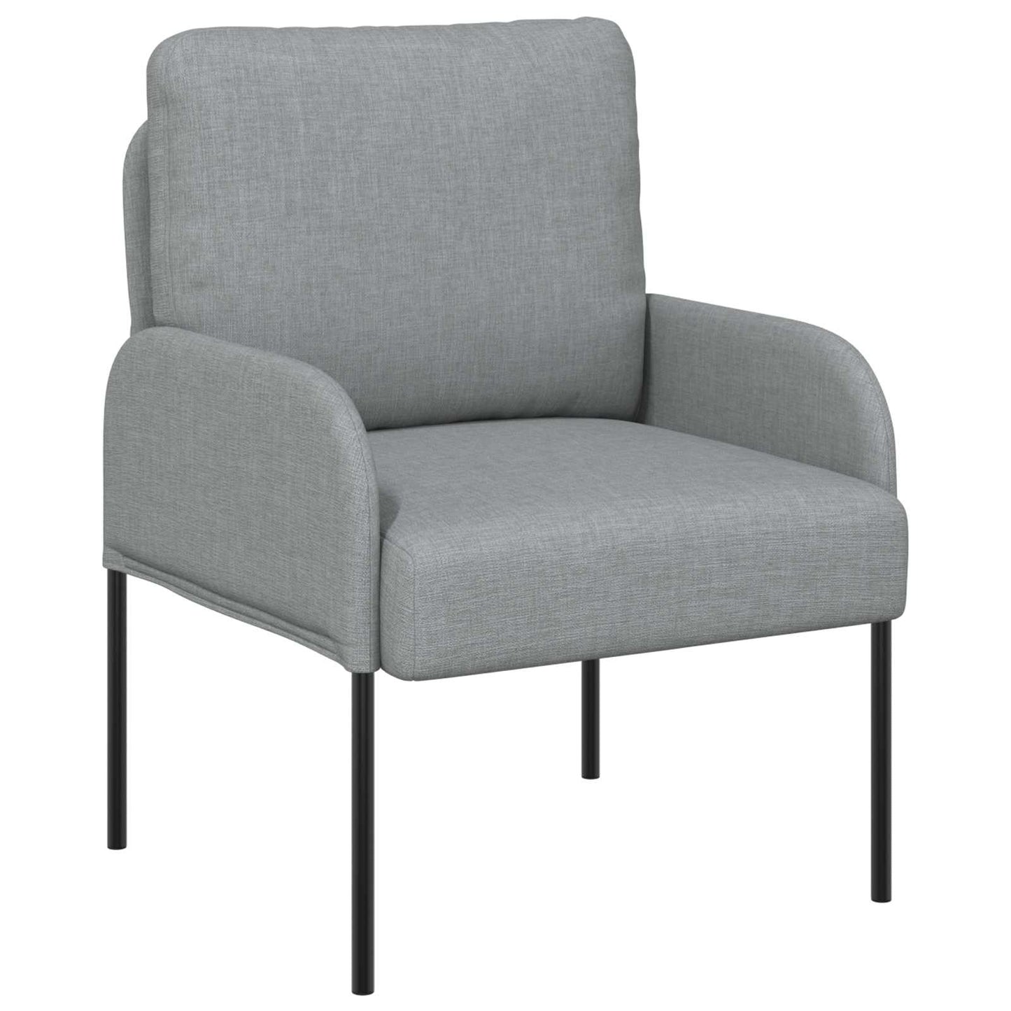 Set divani con cuscino 3 pcs Grigio chiaro 115 x 56 x 80 cm | homemem39