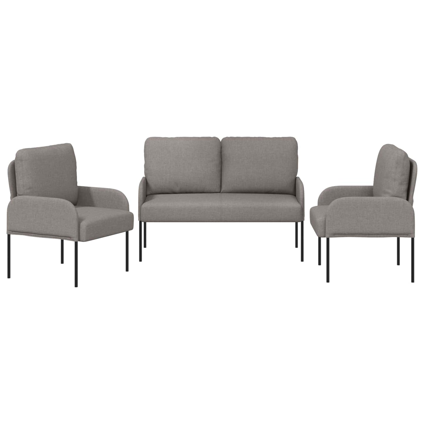 Set divani 3 pcs Talpa 115 x 56 x 80 cm Legno compensato | homemem39