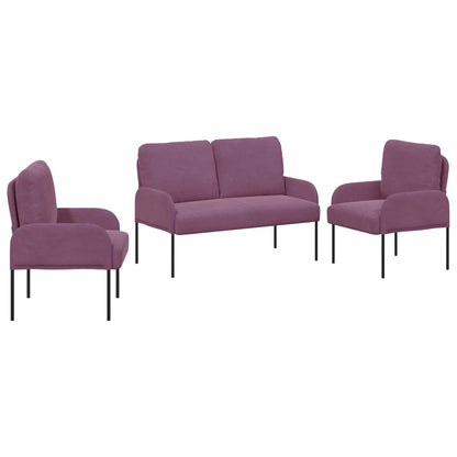 Set divani 3 pcs Viola 115 x 56 x 80 cm Legno compensato | homemem39