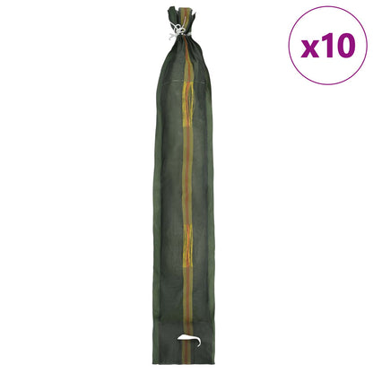 Sacchi di sabbia 10 pcs Verde 120 x 27 cm HDPE