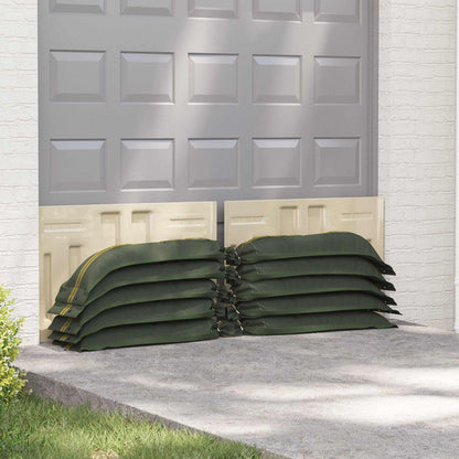 Sacchi di sabbia 25 pcs Verde 120 x 27 cm HDPE