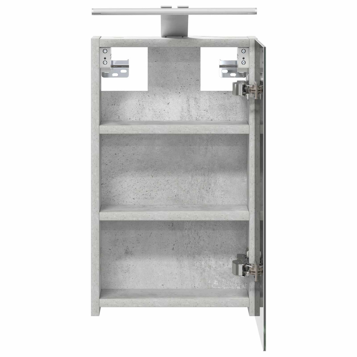 Mobiletto per specchio da bagno Grigio cemento | homemem39