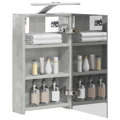 Mobiletto per specchio da bagno Grigio cemento | homemem39