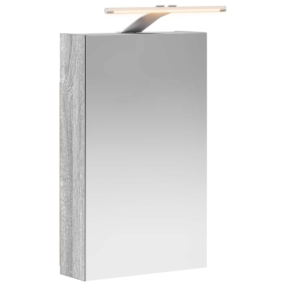 Mobiletto per specchio da bagno Grigio Sonoma 30 x 10,5 x 50 cm