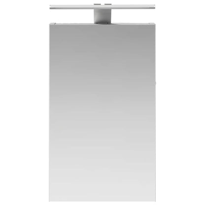 Mobiletto per specchio da bagno Grigio Sonoma 30 x 10,5 x 50 cm