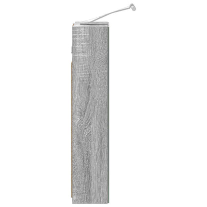 Mobiletto per specchio da bagno Grigio Sonoma 30 x 10,5 x 50 cm | homemem39