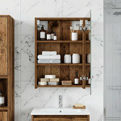 Mobiletto per specchio da bagno Legno vecchio | homemem39