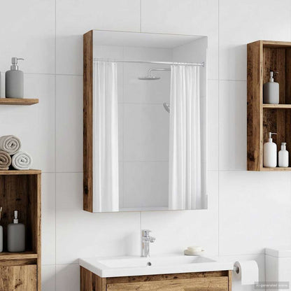 Mobiletto per specchio da bagno Legno vecchio | homemem39