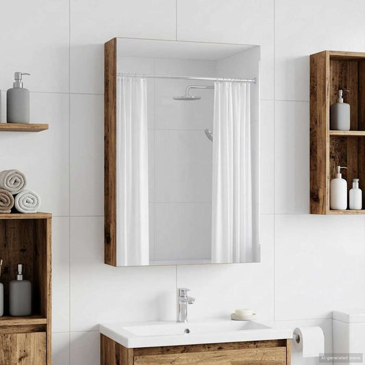 Mobiletto per specchio da bagno Legno vecchio | homemem39