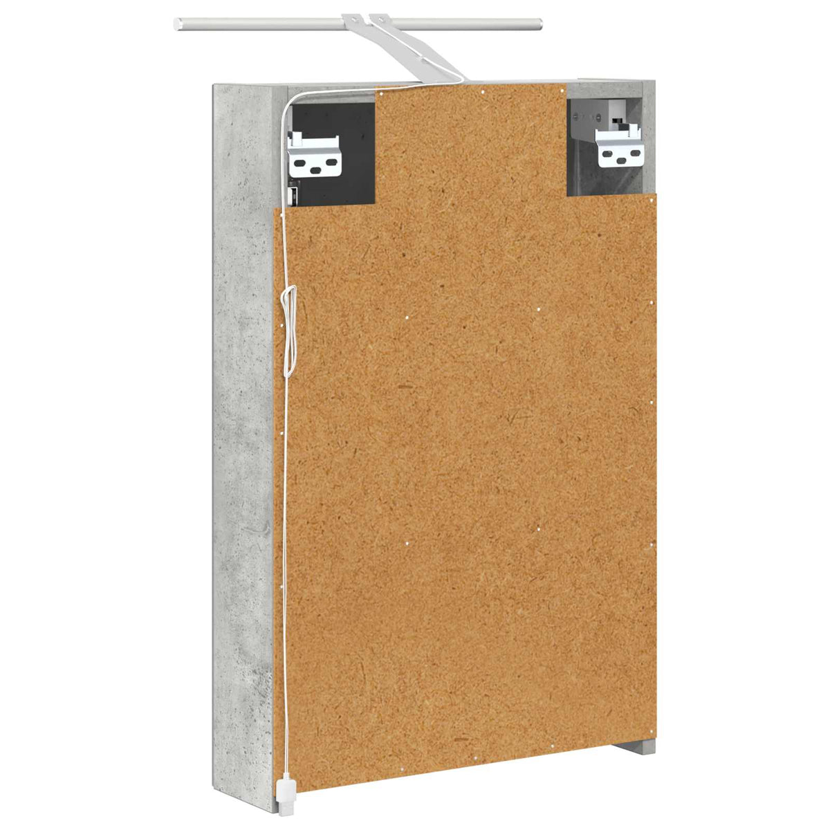 Mobiletto per specchio da bagno Grigio cemento | homemem39