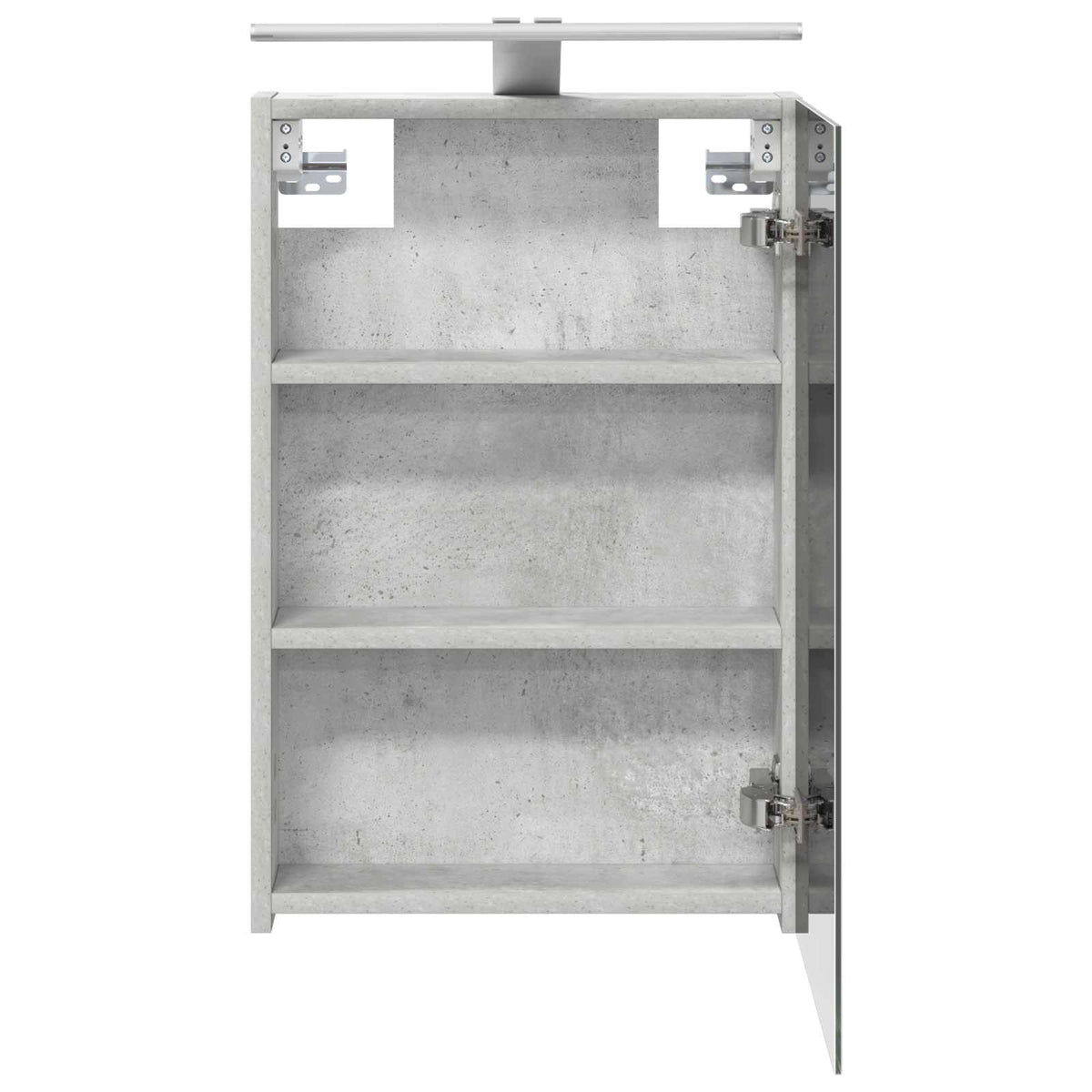 Mobiletto per specchio da bagno Grigio cemento | homemem39