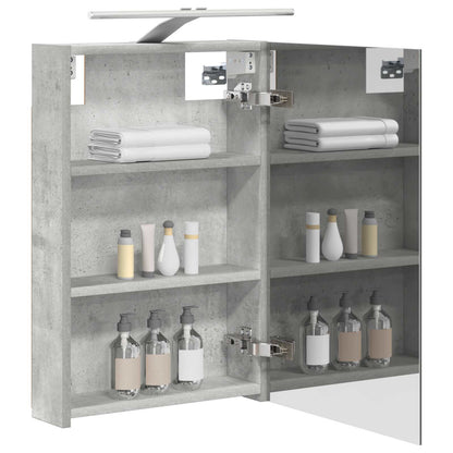 Mobiletto per specchio da bagno Grigio cemento | homemem39