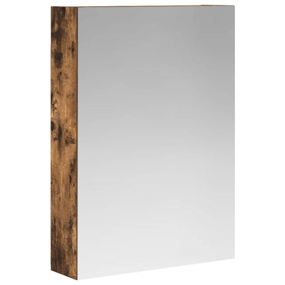 Mobiletto per specchio da bagno Rovere fumé 50 x 14,5 x 70 cm | homemem39