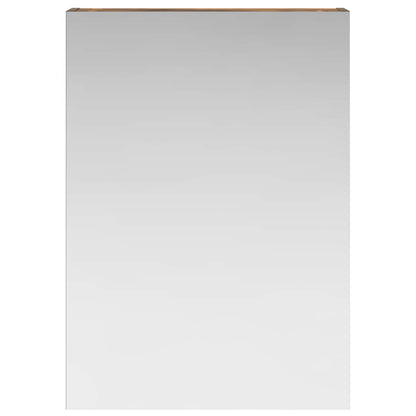 Mobiletto per specchio da bagno Rovere fumé 50 x 14,5 x 70 cm | homemem39