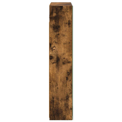 Mobiletto per specchio da bagno Rovere fumé 50 x 14,5 x 70 cm | homemem39