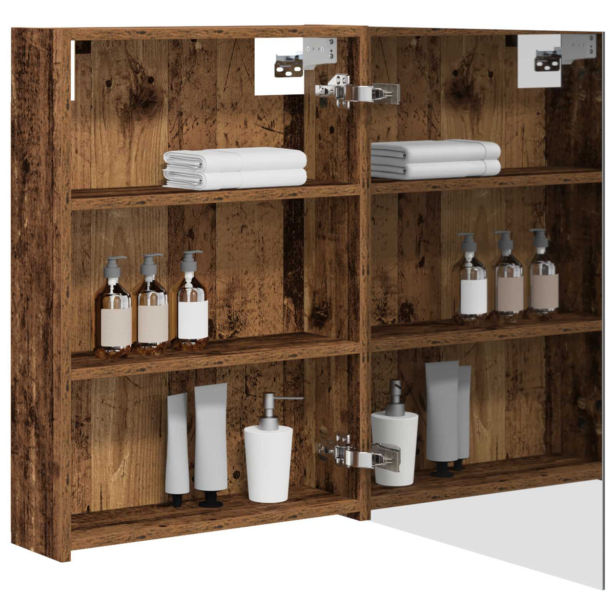 Mobiletto per specchio da bagno Legno vecchio 50 x 14,5 x 70 cm