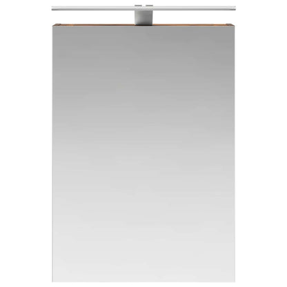 Mobiletto per specchio da bagno Rovere fumé 50 x 14,5 x 70 cm | homemem39