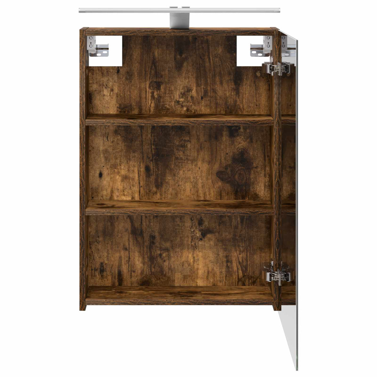 Mobiletto per specchio da bagno Rovere fumé 50 x 14,5 x 70 cm | homemem39