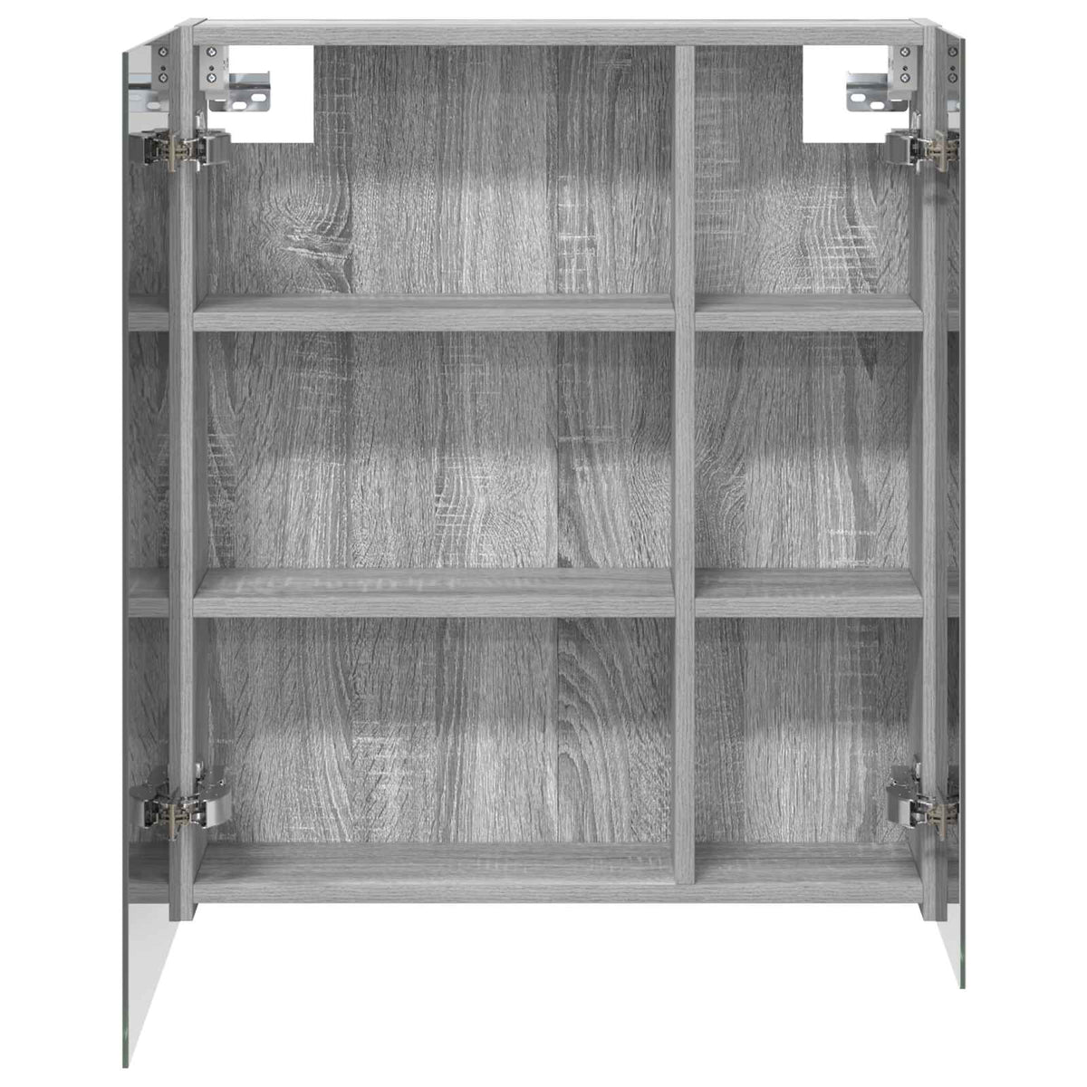 Mobiletto per specchio da bagno Grigio Sonoma 60 x 14,5 x 70 cm | homemem39