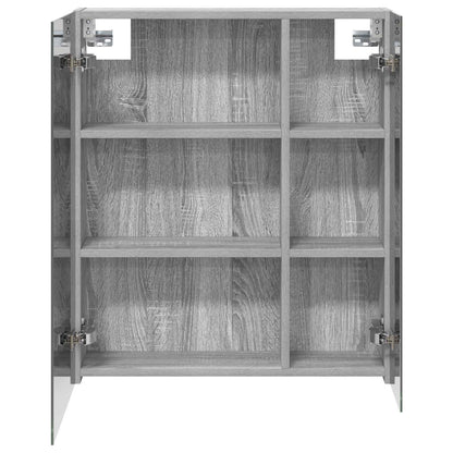 Mobiletto per specchio da bagno Grigio Sonoma 60 x 14,5 x 70 cm | homemem39