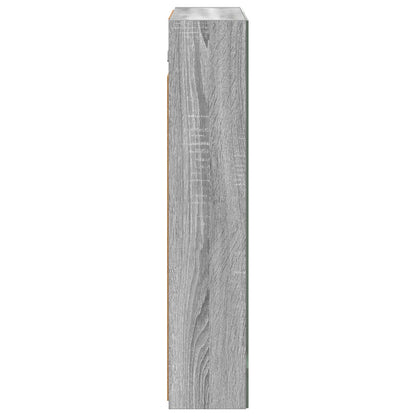 Mobiletto per specchio da bagno Grigio Sonoma 60 x 14,5 x 70 cm | homemem39